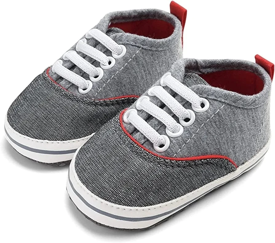 LittleMe Infant Boys/Girls Cool Canvas Shoes- Soft Sole, Anti-Slip & Strong Shoes 5 LittleMe Infant Boys/Girls Cool Canvas Shoes- Soft Sole, Anti-Slip & Strong Shoes - Image 5
