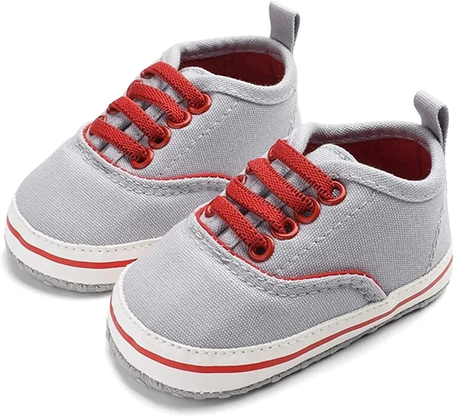LittleMe Infant Boys/Girls Cool Canvas Shoes- Soft Sole, Anti-Slip & Strong Shoes 6 LittleMe Infant Boys/Girls Cool Canvas Shoes- Soft Sole, Anti-Slip & Strong Shoes - Image 6