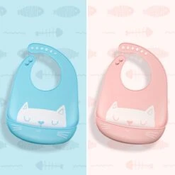 LoveBaby™ Silicone Bibs Cat Design I Waterproof Baby Bib I Baby Bibs Set -Baby Products Store lovebaby silicone bibs cat baby bibs proactive baby lovebaby silicone bibs i cute baby silicon bibs for baby dinning set 31576344494233