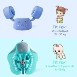 MamboBaby™ Arm Wings Swim Float For Age 2-6 Years -Baby Products Store mambobaby arm wings swim float baby float for swimming pool proactive baby baby float for pool with arm wings infant i toddler swim trainer 30176417710233