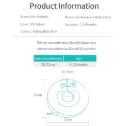 Mambobaby™ Baby Float Ring Neck For Age 0-12 Months 26 Mambobaby™ Baby Float Ring Neck For Age 0-12 Months -Baby Products Store mambobaby baby float neck ring float age 0 12 months proactive baby 37089439580402