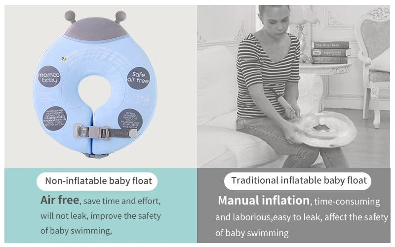 Mambobaby™ Baby Float Ring Neck For Age 0-12 Months 13 Mambobaby™ Baby Float Ring Neck For Age 0-12 Months - Image 13