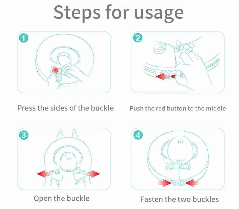 Mambobaby™ Baby Float Ring Neck For Age 0-12 Months 14 Mambobaby™ Baby Float Ring Neck For Age 0-12 Months - Image 14