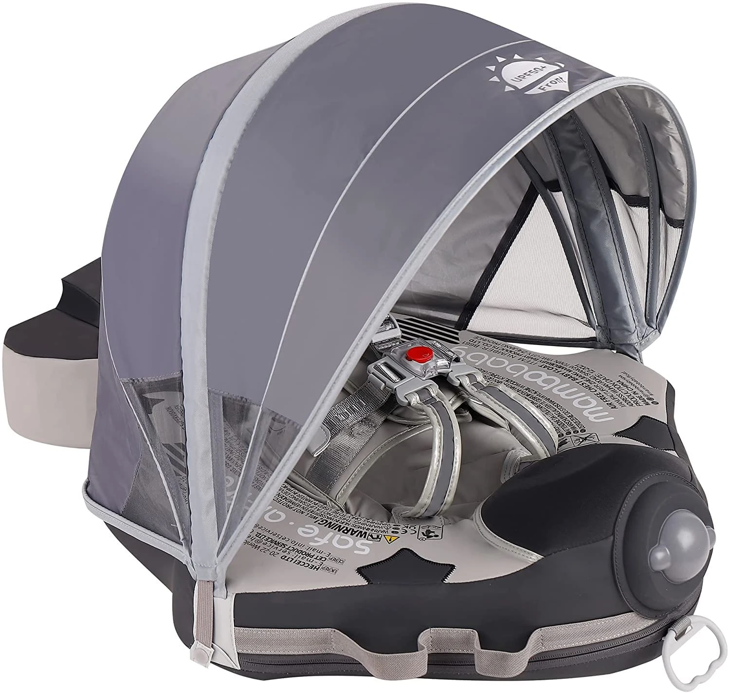 Mambobaby™ Baby Float With Sun Canopy - Airplane Variant 2 Mambobaby™ Baby Float With Sun Canopy - Airplane Variant - Image 2