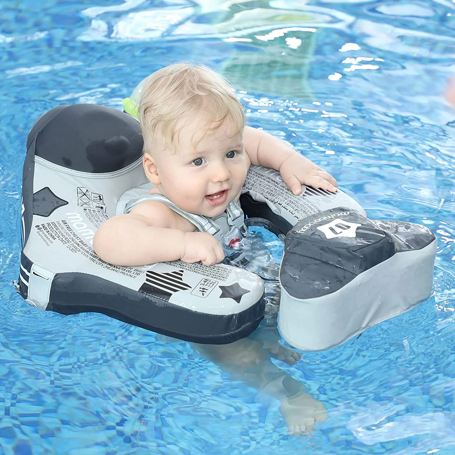 Mambobaby™ Baby Float With Sun Canopy - Airplane Variant 4 Mambobaby™ Baby Float With Sun Canopy - Airplane Variant - Image 4