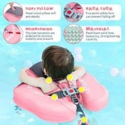 MamboBaby™ Car Baby Swim Float For Age 0-24 Months -Baby Products Store mambobaby koala swim float cute koala baby float for swimming pool proactive baby baby float for pool with sunshade canopy infant toddler swim trainer 30160246341785