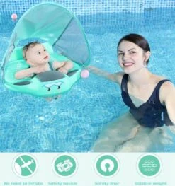 MamboBaby™ Car Baby Swim Float For Age 0-24 Months -Baby Products Store mambobaby koala swim float cute koala baby float for swimming pool proactive baby baby float for pool with sunshade canopy infant toddler swim trainer 31570244010137