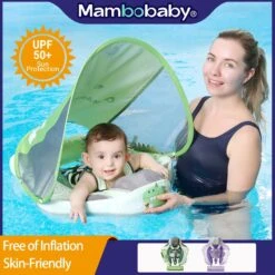 Mambobaby Non-Inflatable Baby Swim Trainer With Improved Tail - Dinosaur And Unicorn Design -Baby Products Store mambobaby non inflatable baby swim trainer with improved tail dinosaur and unicorn design proactive baby 40103522730226