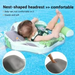 Mambobaby Non-Inflatable Baby Swim Trainer With Improved Tail - Dinosaur And Unicorn Design -Baby Products Store mambobaby non inflatable baby swim trainer with improved tail dinosaur and unicorn design proactive baby 40103523713266