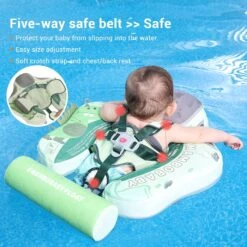 Mambobaby Non-Inflatable Baby Swim Trainer With Improved Tail - Dinosaur And Unicorn Design -Baby Products Store mambobaby non inflatable baby swim trainer with improved tail dinosaur and unicorn design proactive baby 40103524040946