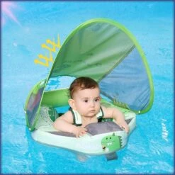 Mambobaby Non-Inflatable Baby Swim Trainer With Improved Tail - Dinosaur And Unicorn Design -Baby Products Store mambobaby non inflatable baby swim trainer with improved tail dinosaur and unicorn design proactive baby 40103524106482