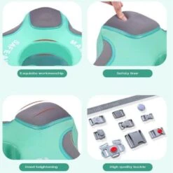 MamboBaby™ Infant/Toddler Baby Seat Ring Pool Float For Age 3-18 Months -Baby Products Store mambobaby seat swim float baby float for swimming pool proactive baby baby float for pool without sun canopy infant toddler swim trainer 31572924137625