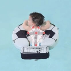 Mambobaby Swimming Float For Babies With Canopy - SoccerVariant -Baby Products Store mambobaby swimming float for babies with canopy soccer variant pu football 0 proactive baby 37591163830514