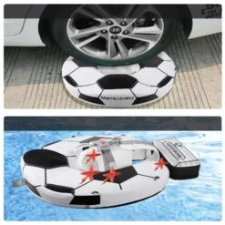 Mambobaby Swimming Float For Babies With Canopy - SoccerVariant -Baby Products Store mambobaby swimming float for babies with canopy soccer variant pu football 0 proactive baby 37591163863282