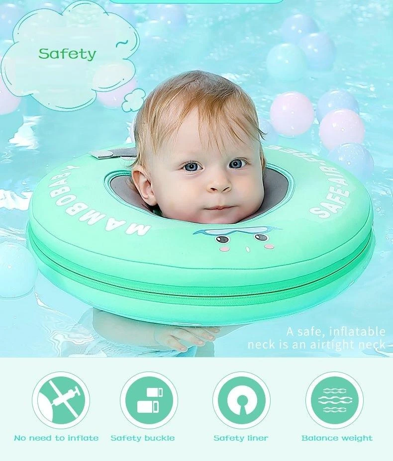 MamboBaby™ Swimming Neck Ring Float - Age 0-12 Months 15 MamboBaby™ Swimming Neck Ring Float - Age 0-12 Months - Image 15