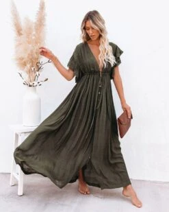 Maternity Summer Beach Dress I Breastfeeding Vestidos -Baby Products Store maternity summer beach dress i breastfeeding vestidos army green one size proactive baby 40100945133810