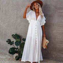 Maternity Summer Beach Dress I Breastfeeding Vestidos