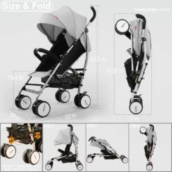 CynaBaby™ New Variant Light-Weight Baby Stroller -Baby Products Store multifunctional lightweight and compact travel folding stroller high landscape stroller newborn stroller proactive baby 36856758567154