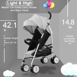 CynaBaby™ New Variant Light-Weight Baby Stroller -Baby Products Store multifunctional lightweight and compact travel folding stroller high landscape stroller newborn stroller proactive baby 36856758599922
