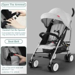 CynaBaby™ New Variant Light-Weight Baby Stroller -Baby Products Store multifunctional lightweight and compact travel folding stroller high landscape stroller newborn stroller proactive baby 36856759910642