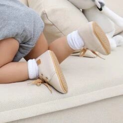 NewBaby Retro Leather Baby Shoes With Rubber Sole Best First Walkers For Newborn/Infant -Baby Products Store newbaby retro leather baby shoes with rubber sole best first walkers for newborn infant proactive baby 38028971999474
