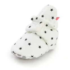 Baby Products Store -Baby Products Store newborn baby shoes with star print for boy girl with cute star prints i first walkers booties comfortable soft anti slip warm infant shoes white 0 6 months proactive baby 387129000593