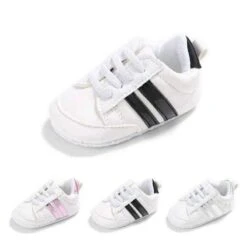 Pudcoco™ White Newborn/Infant Baby Stylish Shoes/Sneakers -Baby Products Store newborn baby sneakers baby footwear proactive baby 31639045439641