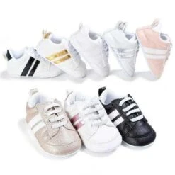 Pudcoco™ White Newborn/Infant Baby Stylish Shoes/Sneakers -Baby Products Store newborn baby sneakers baby footwear proactive baby 31639046717593