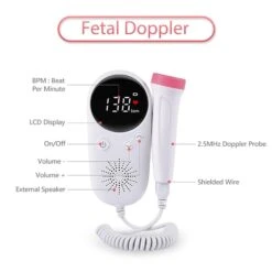 NewTechno Baby Fetal Doppler 16 NewTechno Baby Fetal Doppler -Baby Products Store newtechno baby fetal doppler proactive baby 36719972253938
