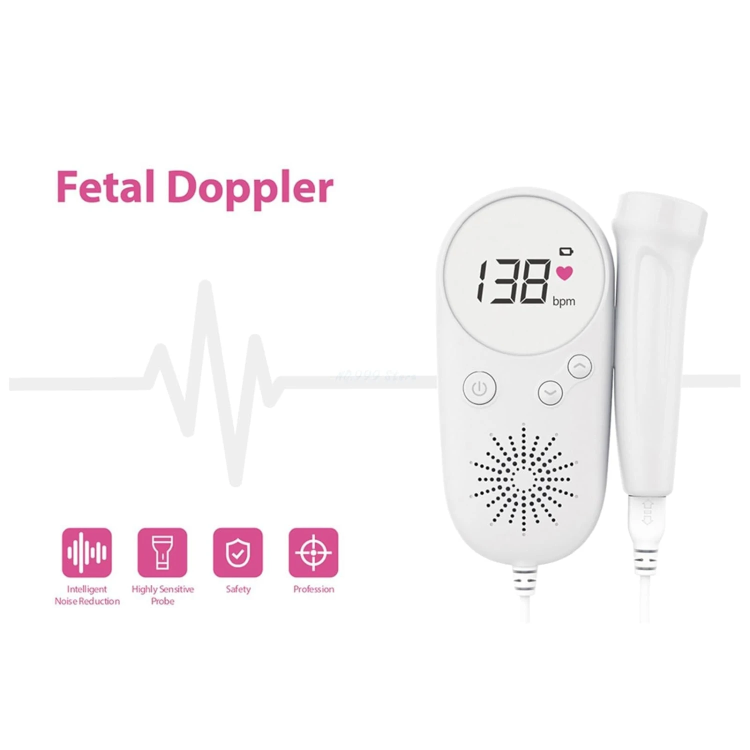 NewTechno Baby Fetal Doppler 8 NewTechno Baby Fetal Doppler - Image 8