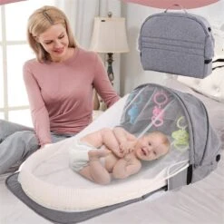 ProBaby Portable Baby Bed For Newborn With Mosquito Net -Baby Products Store portable baby bed for newborn with mosquito proactive baby 36954174030066
