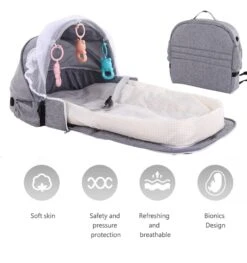 ProBaby Portable Baby Bed For Newborn With Mosquito Net -Baby Products Store portable baby bed for newborn with mosquito proactive baby 36954177208562