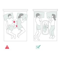 ProBaby Portable Baby Nest Bed For Newborn Baby- Size 80*50cm -Baby Products Store portable baby nest for newborn baby 80 50cm proactive baby 36957365207282