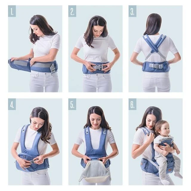 Proactive-Sunveno™ Summer Baby Carrier - Newborn, Infant Baby Carrier 13 Proactive-Sunveno™ Summer Baby Carrier - Newborn, Infant Baby Carrier - Image 13