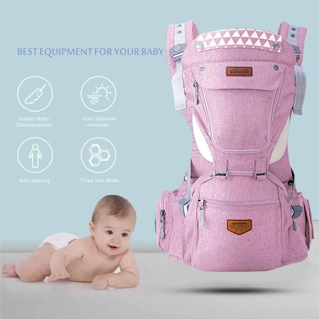 Proactive-Sunveno™ Summer Baby Carrier - Newborn, Infant Baby Carrier 7 Proactive-Sunveno™ Summer Baby Carrier - Newborn, Infant Baby Carrier - Image 7