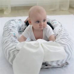 ProactiveBaby Co-sleeping Baby Lounger Pillow For Infant/Toddler -Baby Products Store proactivebaby co sleeping baby lounge pillow baby toddler sleepwear proactive baby baby nest bed for newborn baby i co sleeping baby lounger i organic baby incline bed 37022261215474