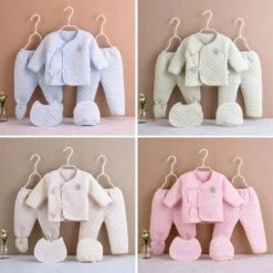 ProBaby 5Pcs Set Newborn Baby Warm Cotton Clothes