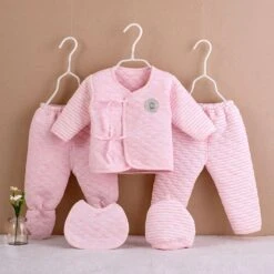 ProBaby 5Pcs Set Newborn Baby Warm Cotton Clothes -Baby Products Store probaby 5pcs set newborn baby warm cotton clothes baby toddler proactive baby 36594108498162