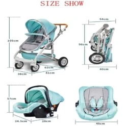 ProBaby™ Full Stroller For Newborn/Infant -Baby Products Store probaby full stroller for newborn infant baby pram stroller proactive baby luxury baby stroller for newborn infant i baby stroller or palm online i all in one baby stroller 3092143649