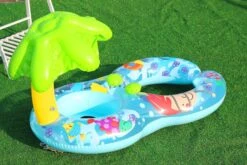 ProBaby Inflatable Baby & Parent Swimming Ring Float With Sun Canopy 24 ProBaby Inflatable Baby & Parent Swimming Ring Float With Sun Canopy -Baby Products Store probaby inflatable baby parent swimming ring float with sun canopy proactive baby 37114958184690