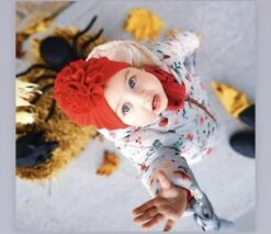 PROBABY Newborn Dot Printed Warm Donut Beanie -Baby Products Store probaby newborn dot printed warm donut beanie baby headband proactive baby 40500949188850