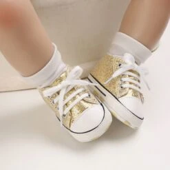 Sequined Canvas Baby Sneakers For Toddlers 10 Sequined Canvas Baby Sneakers For Toddlers -Baby Products Store sequined canvas baby sneakers for toddlers brilliant golden 0 6 months china proactive baby 38567702069490