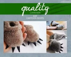 MUPLYSuper Warm Winter Slippers For Newborn Baby For 0-18M -Baby Products Store super warm winter slippers for newborn prd1