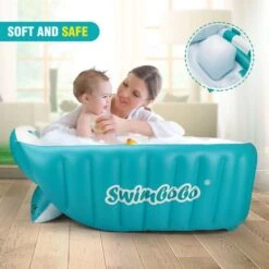 SwimBoBo Best Inflatable Baby Bathtub For Infant Or Toddler