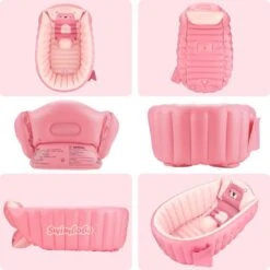SwimBoBo Best Inflatable Baby Bathtub For Infant Or Toddler -Baby Products Store swimbobo best inflatable baby bathtub for infant or toddler proactive baby 37139596804338