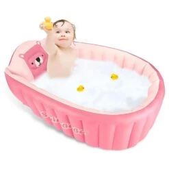 SwimBoBo Best Inflatable Baby Bathtub For Infant Or Toddler -Baby Products Store swimbobo best inflatable baby bathtub for infant or toddler proactive baby 37139597000946