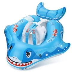 SwimBoBo Inflatable Baby Float With Canopy Shark Variant Age 3 Months - 6 Years