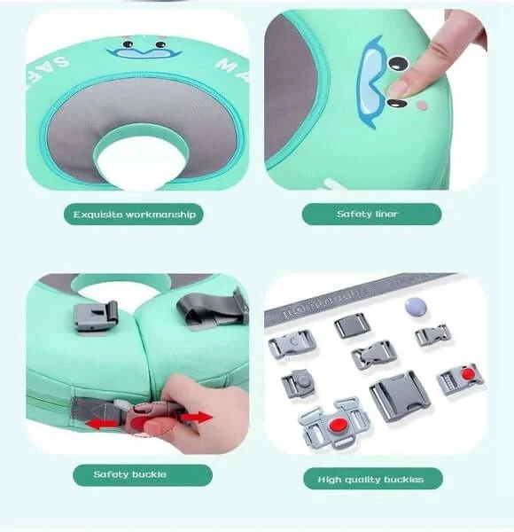 MamboBaby™ Swimming Neck Ring Float - Age 0-12 Months 10 MamboBaby™ Swimming Neck Ring Float - Age 0-12 Months - Image 10