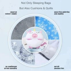 Proactive Baby's Pillow & Sleepy Sack In One -Baby Products Store toddler s sleeping bed teddy bear together proactive baby 37206741975282
