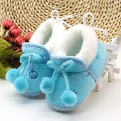 Fleece Baby Bootie- Infants Warm Fur Wool Baby Plush Boots 19 Fleece Baby Bootie- Infants Warm Fur Wool Baby Plush Boots -Baby Products Store winter sweet newborn baby girls princess winter boots first walkers soft soled infant toddler kids girl footwear shoes proactive baby 31588004757657